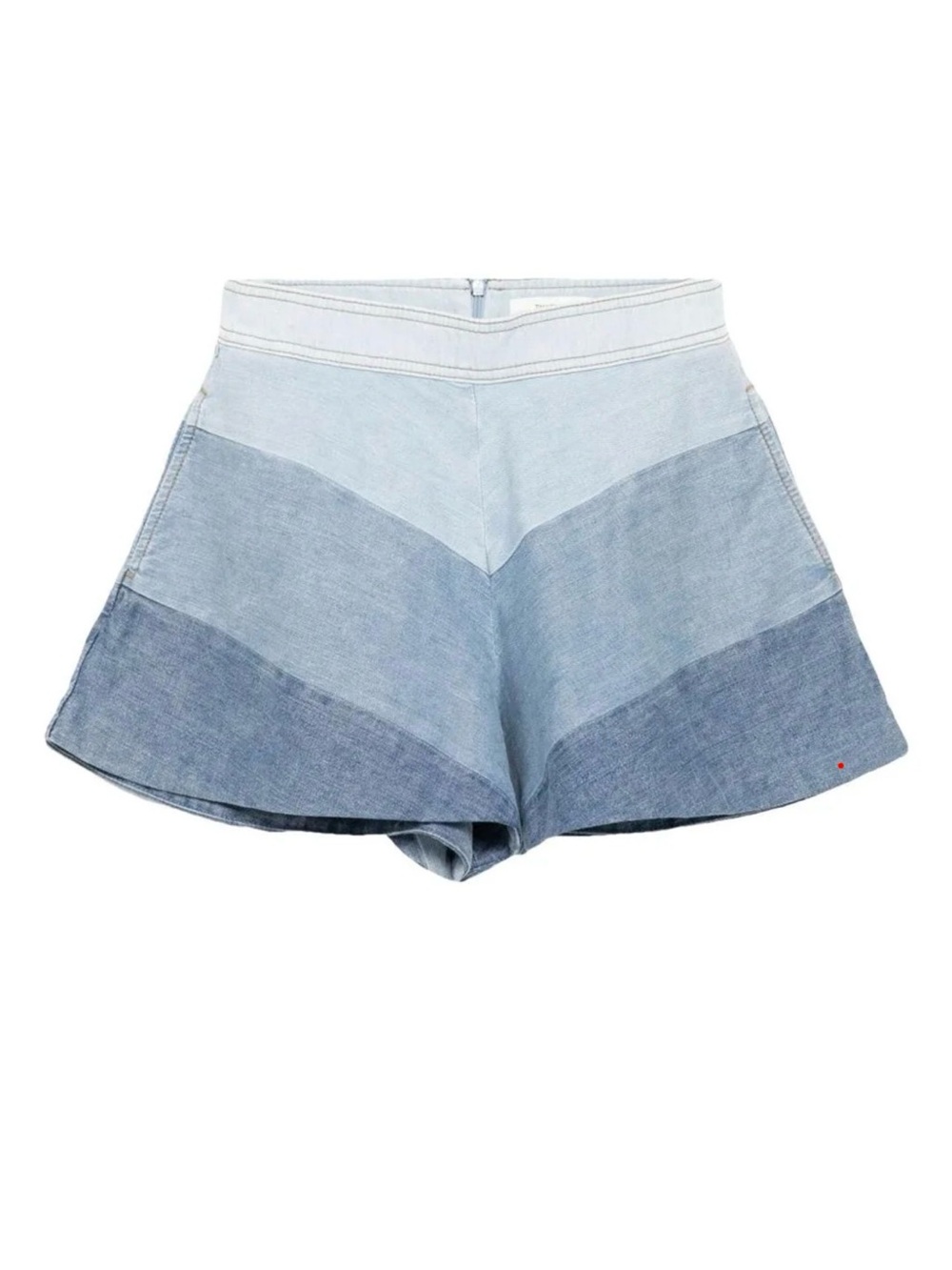 ISO Zimmermann Tallow Chevron Denim Shorts Size 1